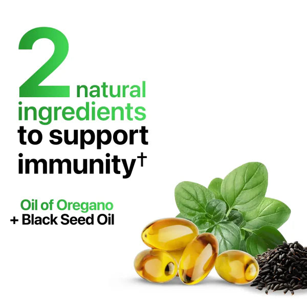 Your 3 Weeks Reset | Nature's Powerful Anti-microbial Oil of Oregano with Black Seed Oil
