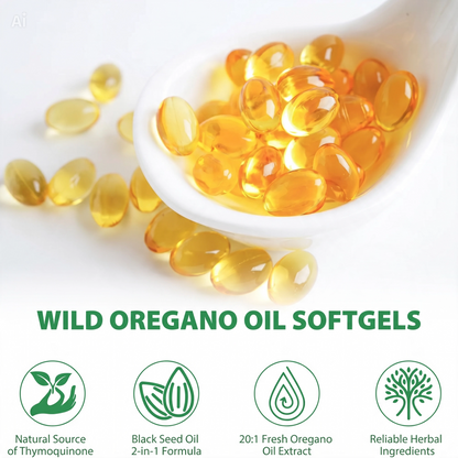 Your 3 Weeks Reset | Nature's Powerful Anti-microbial Oil of Oregano with Black Seed Oil