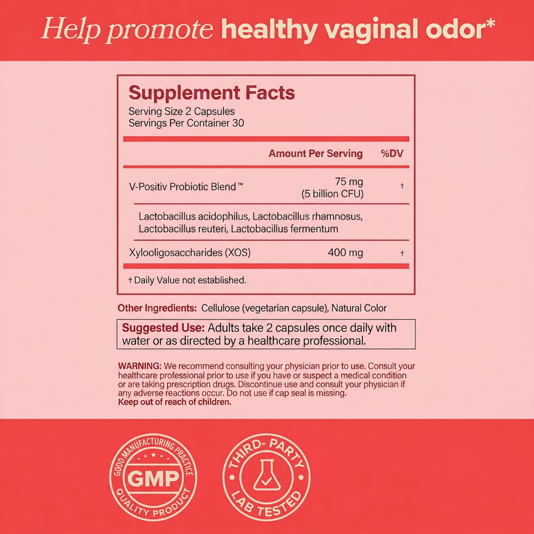 Daily Feminine Wellness Probiotic- 2 weeks vaginal health reset