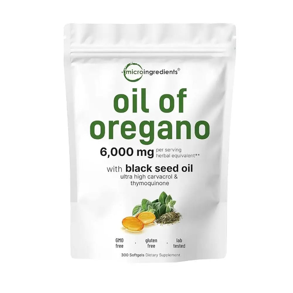 Your 3 Weeks Reset | Nature's Powerful Anti-microbial Oil of Oregano with Black Seed Oil