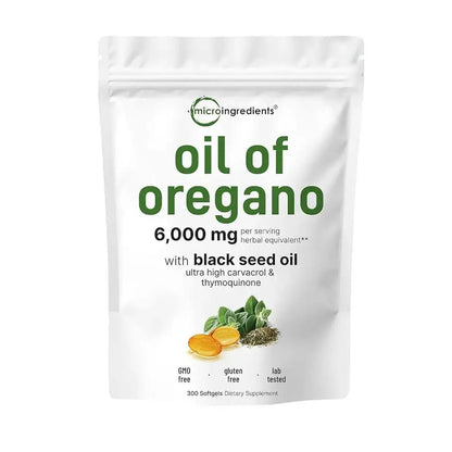 Your 3 Weeks Reset | Nature's Powerful Anti-microbial Oil of Oregano with Black Seed Oil